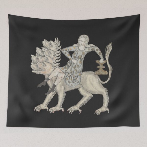 Item preview, Medieval Babylon the great riding a beast designed and sold by IllmadeErrant.