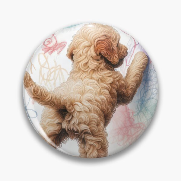 Item preview, Doodling Labradoodle designed and sold by Maria Dryfhout.