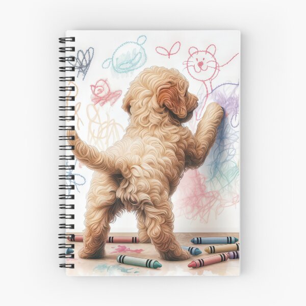 Item preview, Doodling Labradoodle designed and sold by Maria Dryfhout.