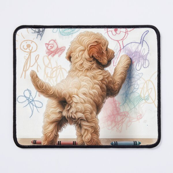 Item preview, Doodling Labradoodle designed and sold by Maria Dryfhout.