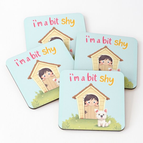 Item preview, I’m a Bit Shy (Kid & Pup Edition) 2 designed and sold by SteadyRolling.