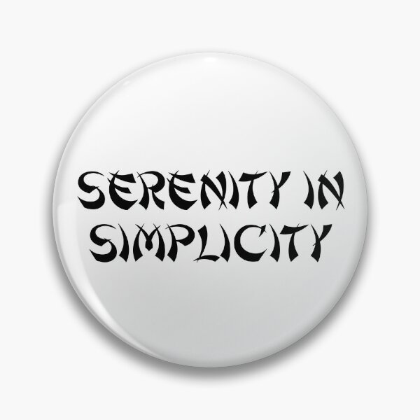 Item preview, Serenity in Simplicity designed and sold by Ninjacatoff.