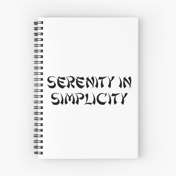 Item preview, Serenity in Simplicity designed and sold by Ninjacatoff.