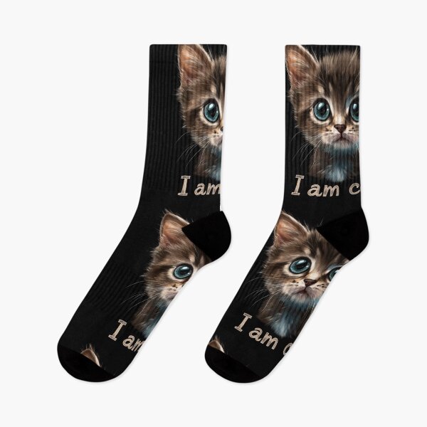 Item preview,  Attention Cat Lovers I am cute designed and sold by Kat's Design Hub.