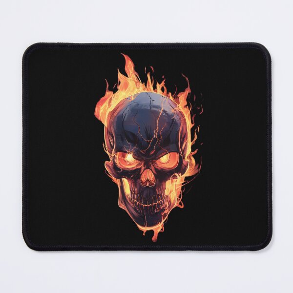 Item preview, Skull on fire designed and sold by BugiDesignArt.