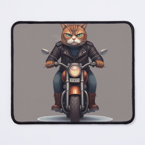 Item preview, Maewtorcycle | Badass Cat Biker on Motorcycle designed and sold by Theproxmrt.