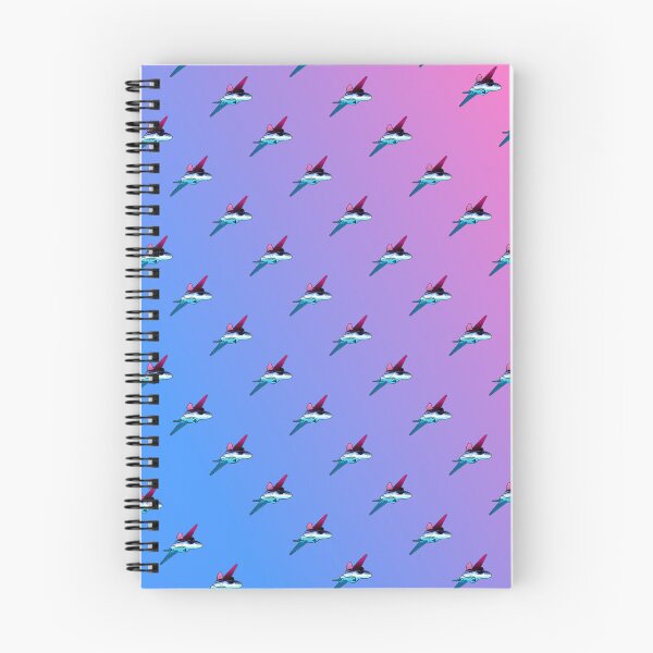 Item preview, Pink Blue Fighter Pattern designed and sold by LeftoverKittyCo.