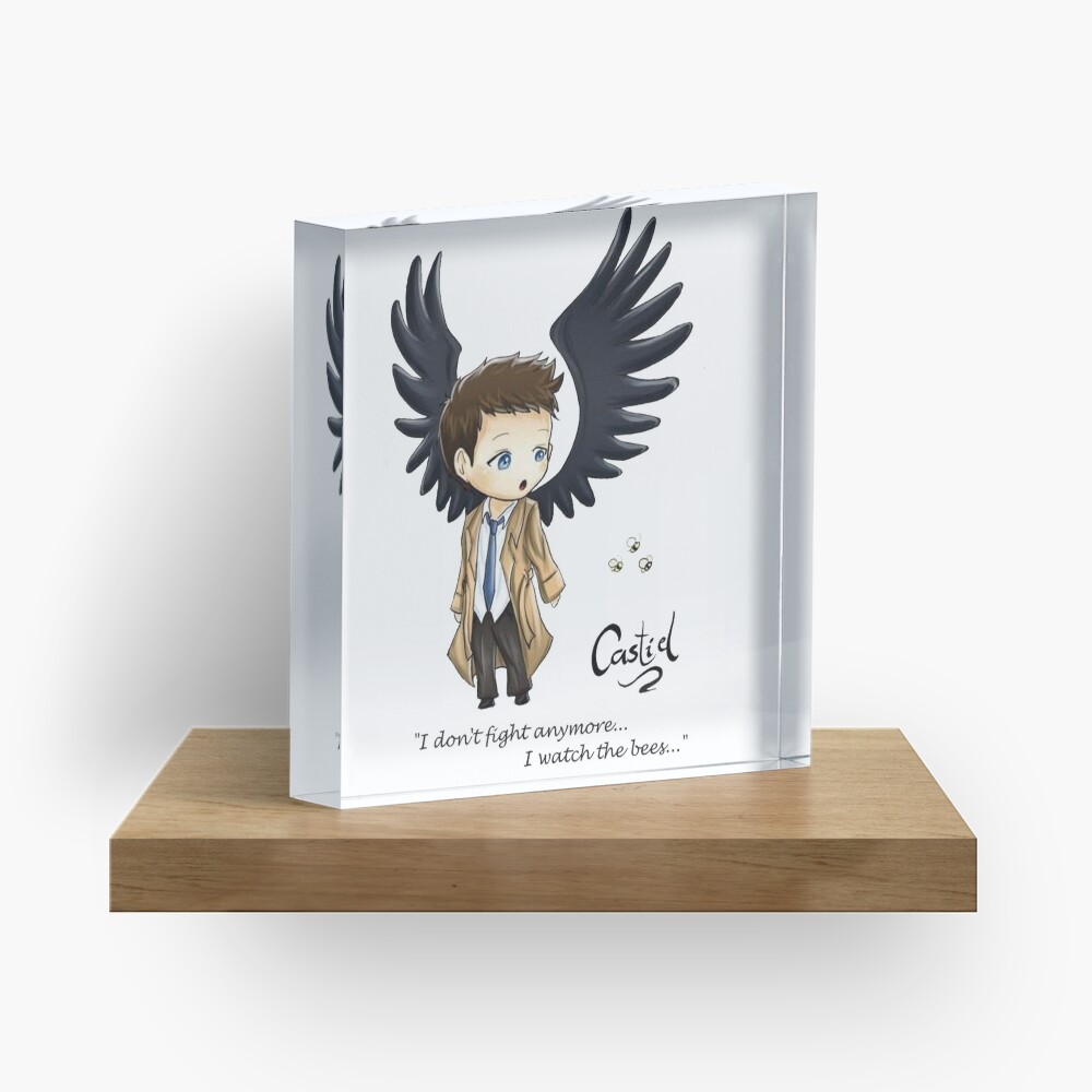 Castiel Bee Lover Acrylic Block