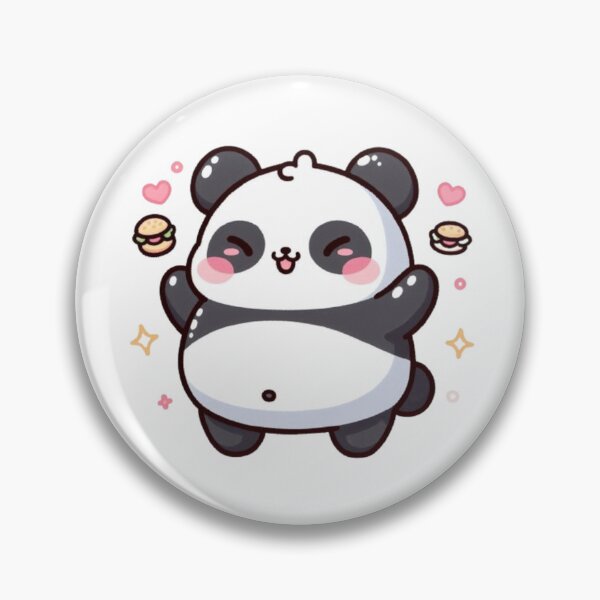 Item preview, Chubby Panda Who Likes Food! designed and sold by SweetDoodleBug.