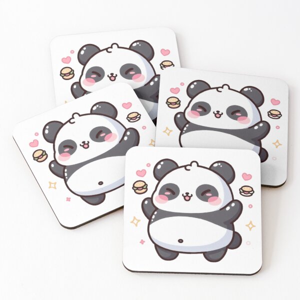 Item preview, Chubby Panda Who Likes Food! designed and sold by SweetDoodleBug.