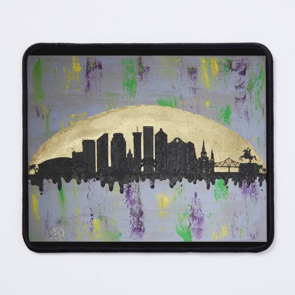 Item preview, New Orleans Louisiana NOLA Skyline designed and sold by CreativeSoup.