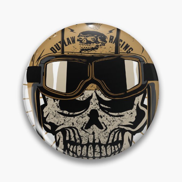Item preview, skull helmet biker skull motorcycle goggles lightning designed and sold by Achille3777.