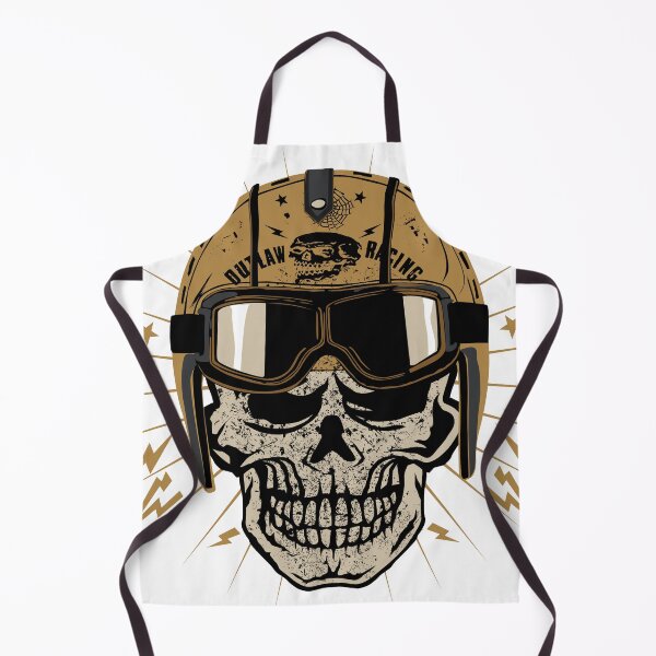 Item preview, skull helmet biker skull motorcycle goggles lightning designed and sold by Achille3777.