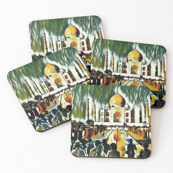 Item preview, Tourists at the Taj designed and sold by George Hutton Hunter.