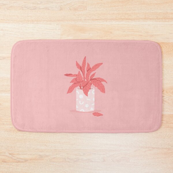 Item preview, Monotone pink mood plant in pot designed and sold by JennyPrintsUK.