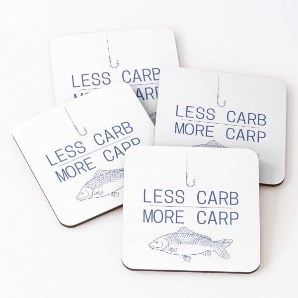 Item preview, Less Carb More Carp designed and sold by VariousGoodies.