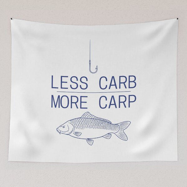 Item preview, Less Carb More Carp designed and sold by VariousGoodies.