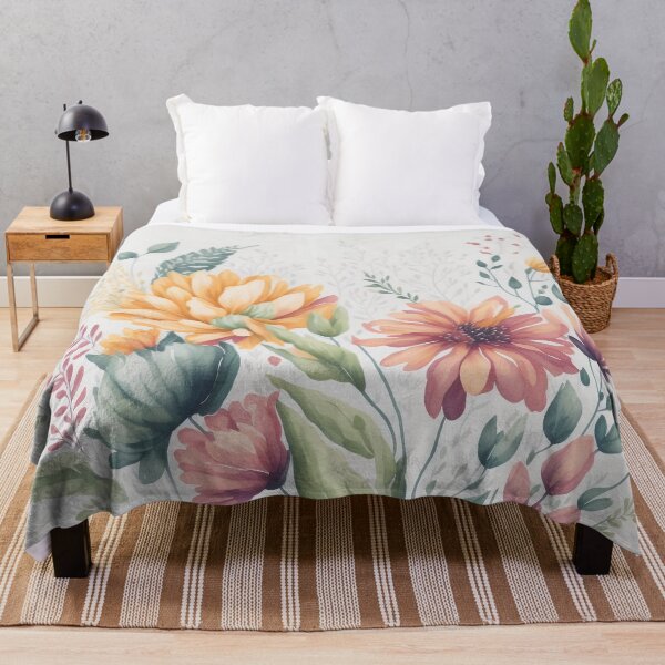 Item preview, Summer flowers as a greeting designed and sold by AQuirkyApple.