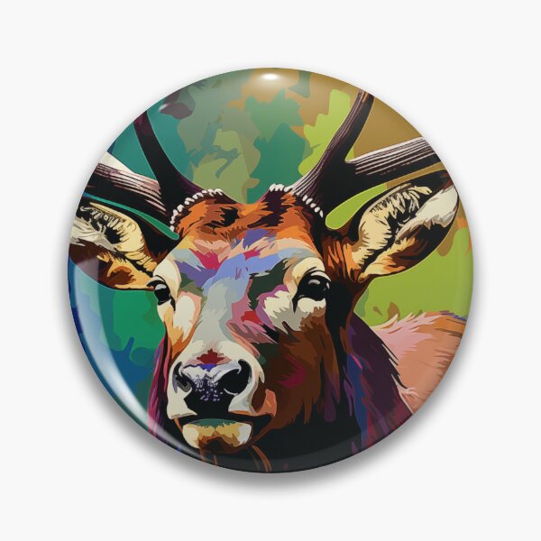 Item preview, Elk Popart designed and sold by RedHandedOD.