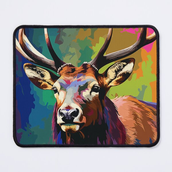 Item preview, Elk Popart designed and sold by RedHandedOD.