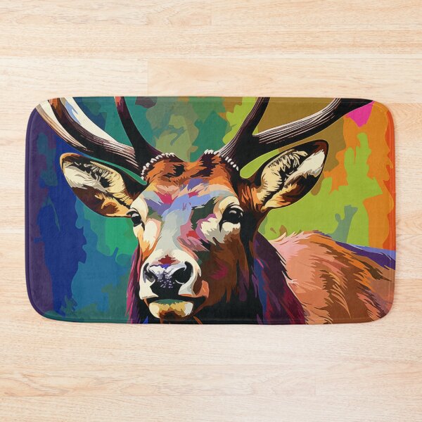 Item preview, Elk Popart designed and sold by RedHandedOD.