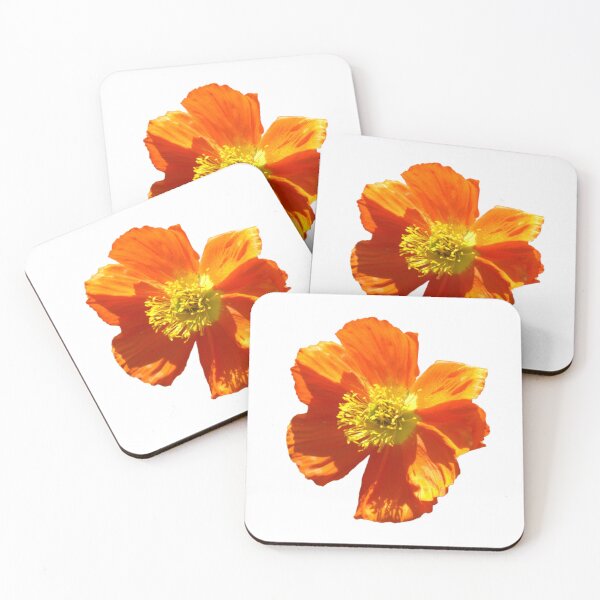 Item preview, Orange Iceland Poppy Showing Courage and Creativity During Change Die Cut designed and sold by JoyousArt4u.