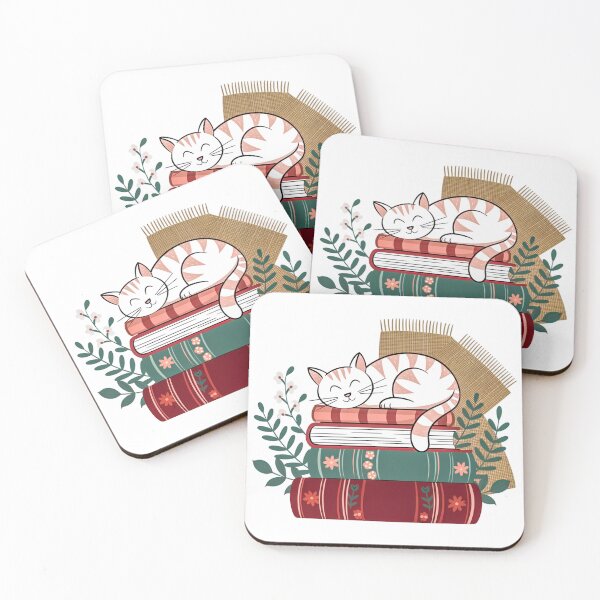 Item preview, Majestic White Cat on Books – Cozy Book Lover Sticker designed and sold by Artyx_Design.
