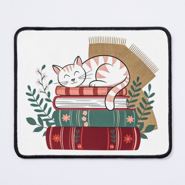 Item preview, Majestic White Cat on Books – Cozy Book Lover Sticker designed and sold by Artyx_Design.