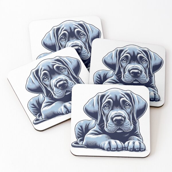Item preview, Cute Great Dane puppy with adorable eyes designed and sold by nicnacc.