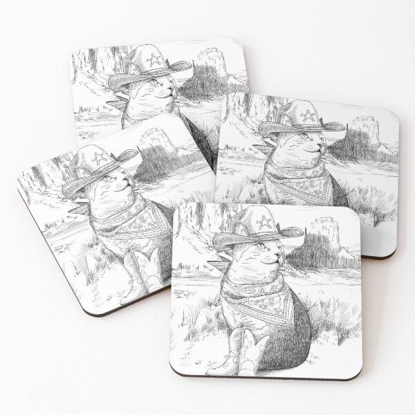 Item preview, Cowboy Cat in the Wild West designed and sold by Taylorrad.