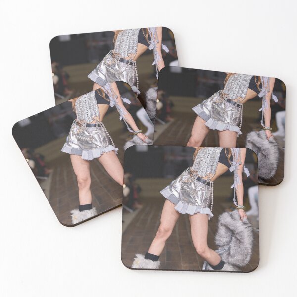 Item preview, Young Beautiful Runway Model Grey Design and Fur Boots designed and sold by lessplay.