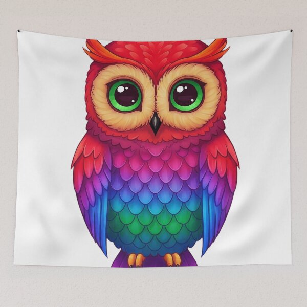 Item preview, Lucius, The Inclusive Rainbow Owl designed and sold by Memetitation.