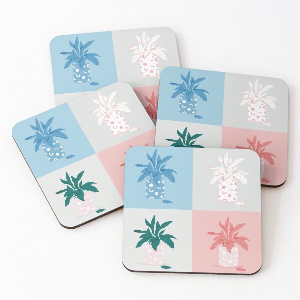 Item preview, Monotone house plants designed and sold by JennyPrintsUK.
