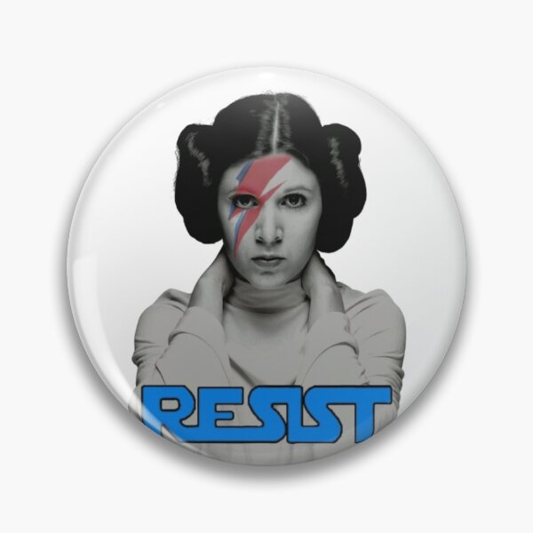 Item preview, General Leia Organa Rebel Rebel face tattoo Resist designed and sold by Bob.