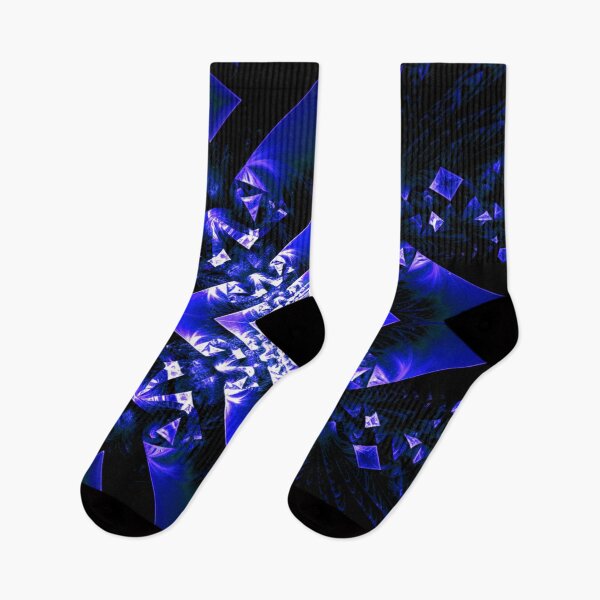 Item preview, Blue Geometric Fractal Symphony designed and sold by Exodoi.