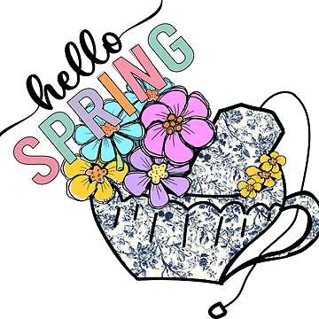Artwork thumbnail, Hello Spring Tea  by ForcePrint