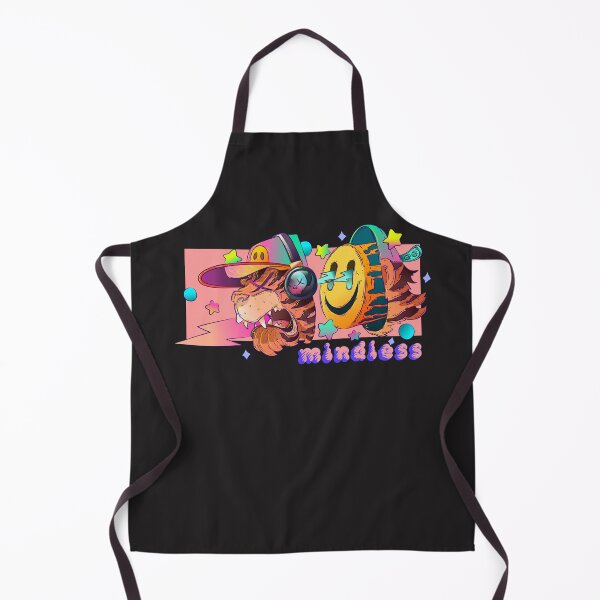 Item preview, Mindless- Tiger flash with smiley and stars comic art designed and sold by Franco Moody.