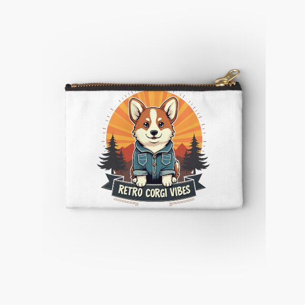 Item preview, Retro Corgi Vibes – Timeless Vintage Flair & Playful Energy designed and sold by zoughlal.