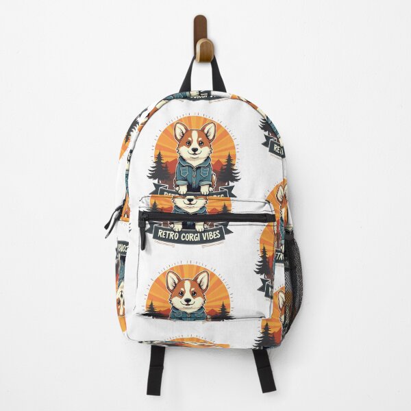 Item preview, Retro Corgi Vibes – Timeless Vintage Flair & Playful Energy designed and sold by zoughlal.