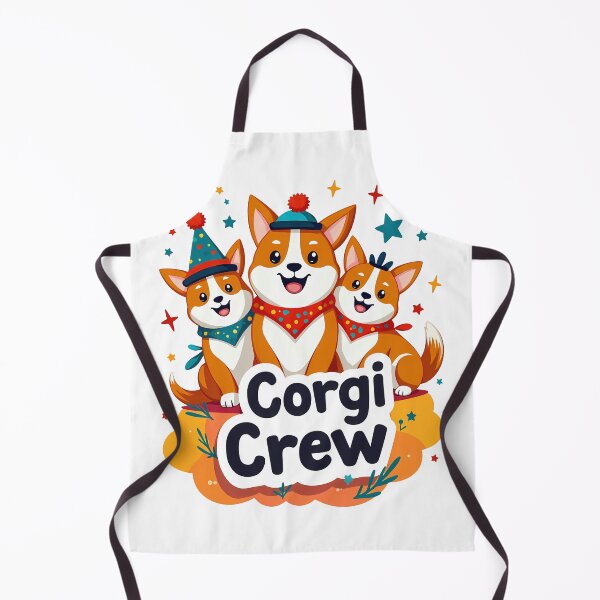 Item preview, Corgi Crew – Fun Canine Camaraderie with Youthful Energy designed and sold by zoughlal.