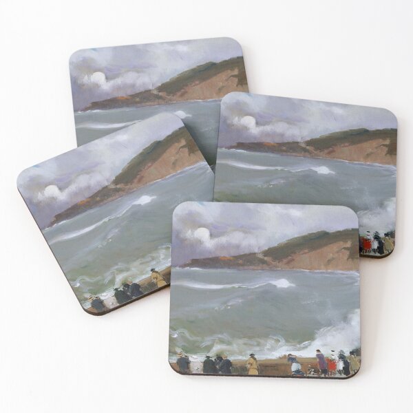 Item preview, Joaquín Sorolla Y Bastida, Breakwater, San Sebastian, 1918 designed and sold by irynaartbyim.