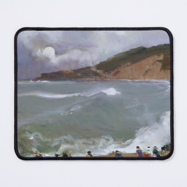 Item preview, Joaquín Sorolla Y Bastida, Breakwater, San Sebastian, 1918 designed and sold by irynaartbyim.