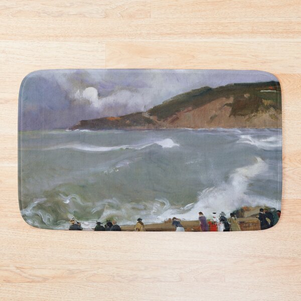 Item preview, Joaquín Sorolla Y Bastida, Breakwater, San Sebastian, 1918 designed and sold by irynaartbyim.