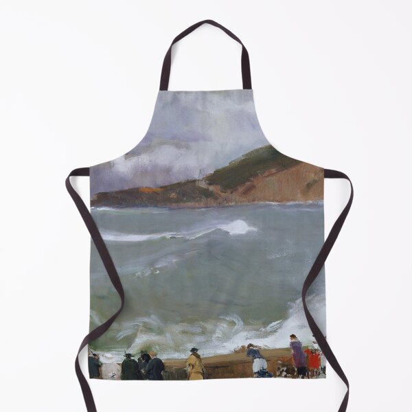 Item preview, Joaquín Sorolla Y Bastida, Breakwater, San Sebastian, 1918 designed and sold by irynaartbyim.