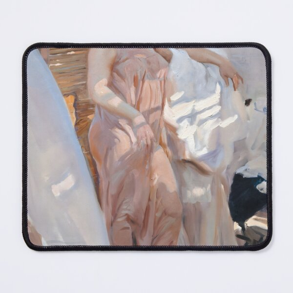 Item preview, The Pink Robe. After The Bath By Joaquín Sorolla (1916) designed and sold by irynaartbyim.