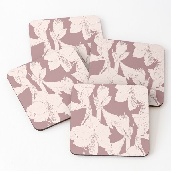 Item preview, Abstract line beige elegant seamless pattern with hand-drawn amaryllis flowers. designed and sold by MatyKotiv.
