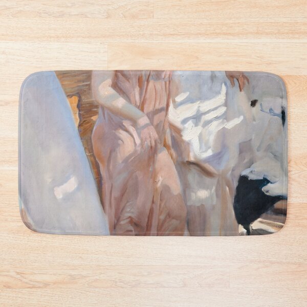 Item preview, The Pink Robe. After The Bath By Joaquín Sorolla (1916) designed and sold by irynaartbyim.