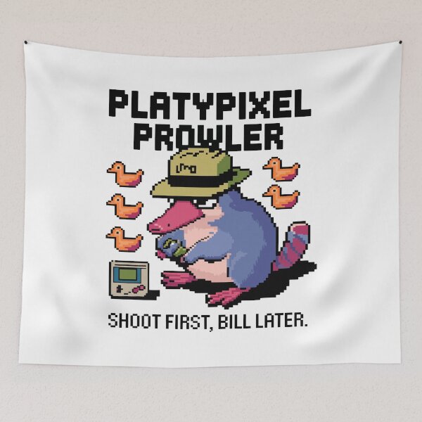 Item preview, Pixel Platypus Gamer designed and sold by NaturePixel.