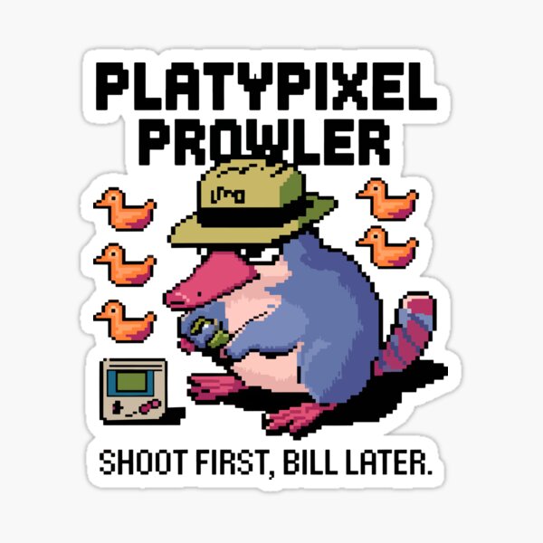 Item preview, Pixel Platypus Gamer designed and sold by NaturePixel.