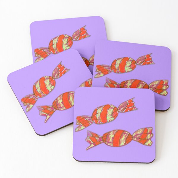 Item preview, Red Candies – Felt Tip Sticker Design designed and sold by Vision Illustrated.